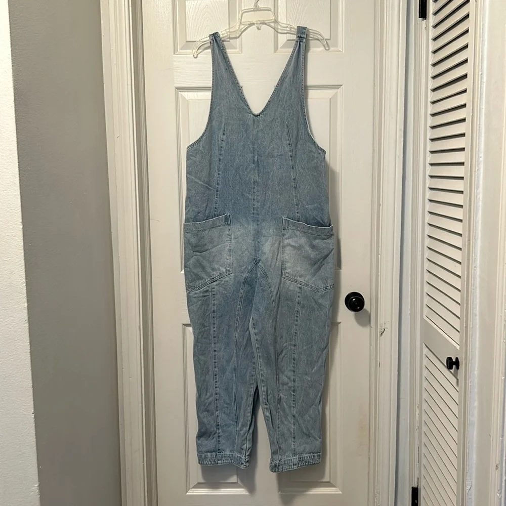 Cara Denim Jumpsuit - Picture 3 of 6